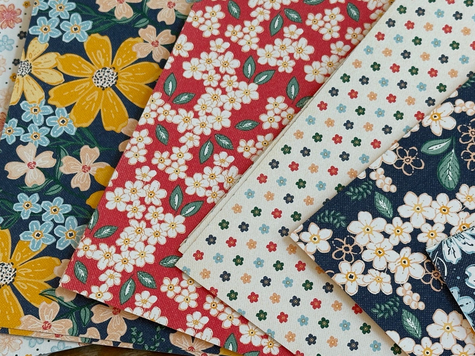 Stampin' Up Regency Park Tea Boutique Butterfly Kisses Dandy Garden DSP 6 x 6