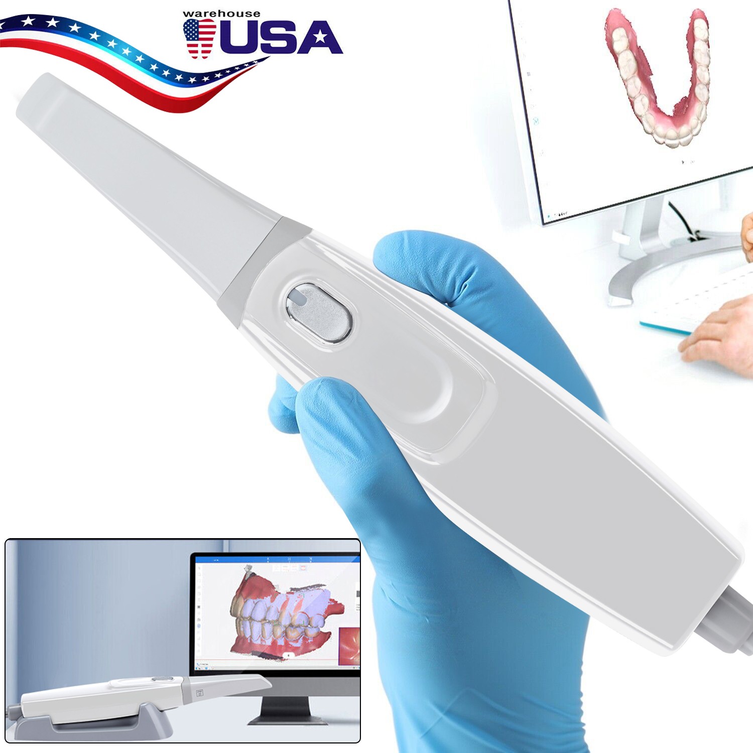 High Speed 3D Oral Scanner for Digital Impression Cosmetic Restorative Dentistry