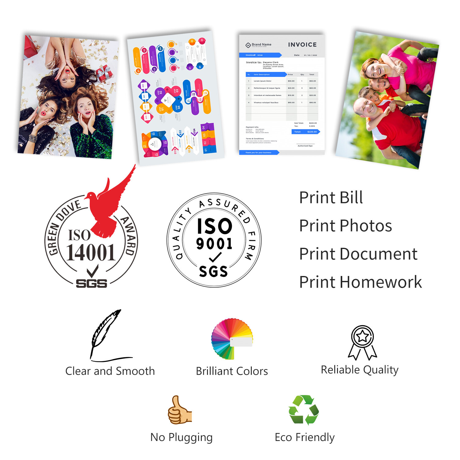 8PK Bulk Koala Ink Compatible 502 Ink ET 4760 2850 2760 3760 4850 2750 522 2803