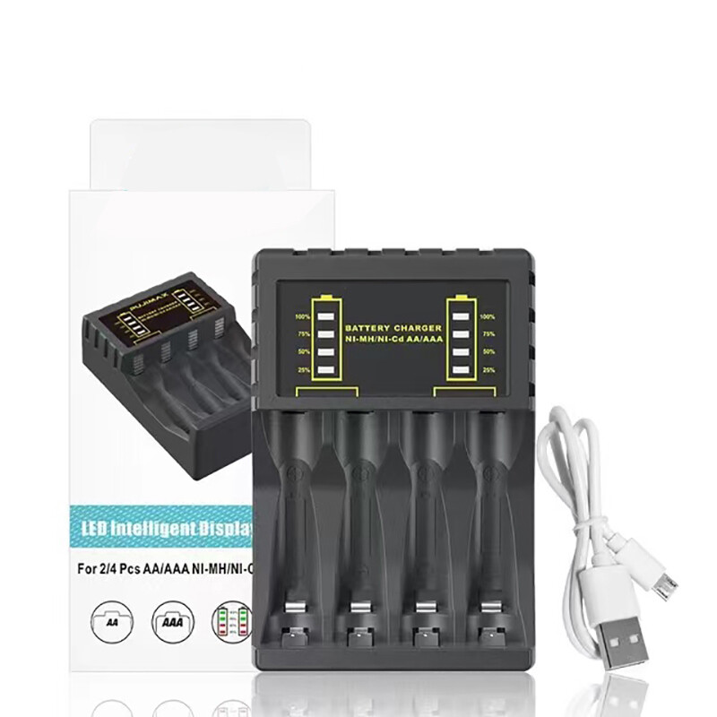 Universal USB Battery Charger 100%Fast Charger AA AAA Rechargeable Batteries LOT