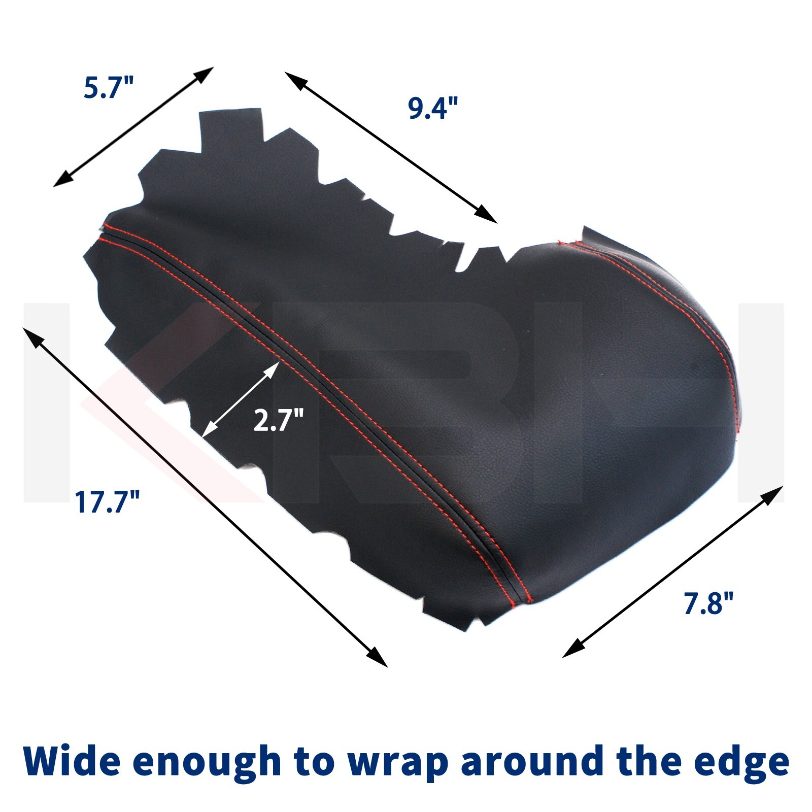 Fits 14-17 Lexus IS200t IS250 IS300 IS350 Leather Console Lid Armrest Cover Red