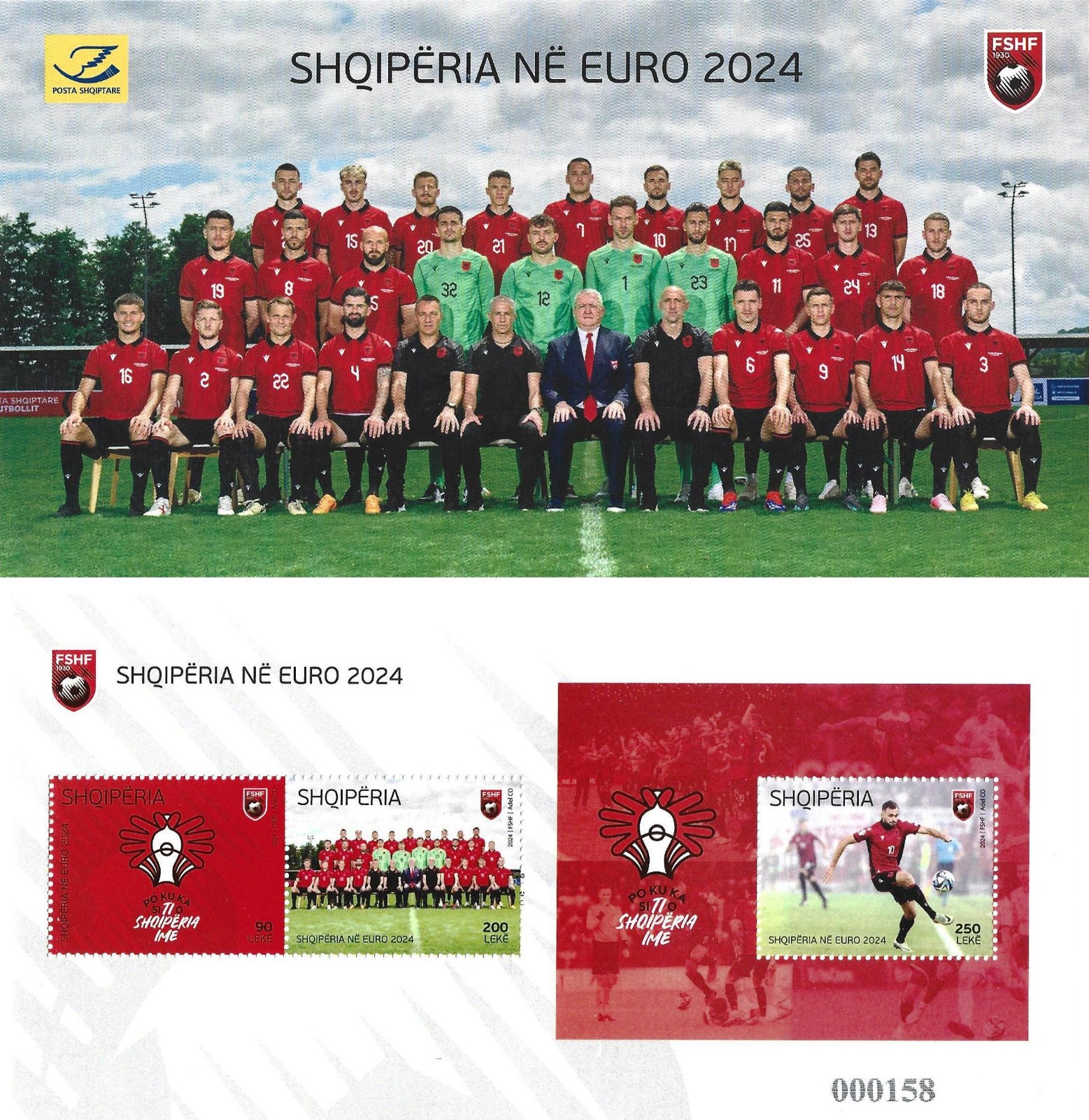Albania in Euro 2024 - Booklet MNH