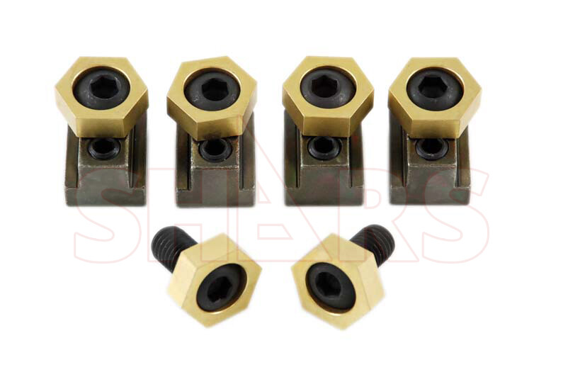 12 PCS 5/8 T-Slot Stud 1/2" -13 CLAMPING KIT BRIDGEPORT MILL NEW P]