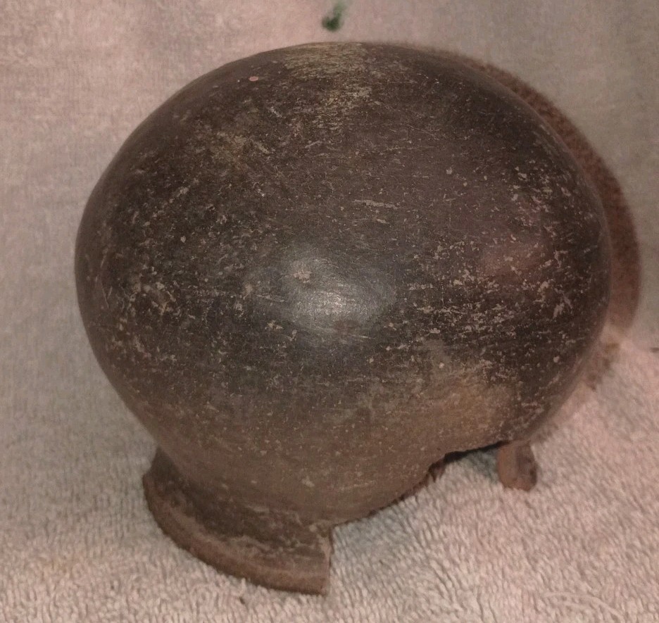 Great Antique Ancestral Pueblo Jar Pottery Bowl