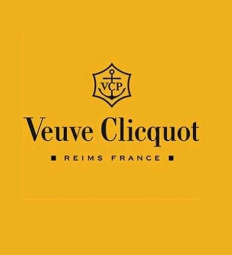 Veuve Clicquot Champagne Orange Champagne Flutes set 6