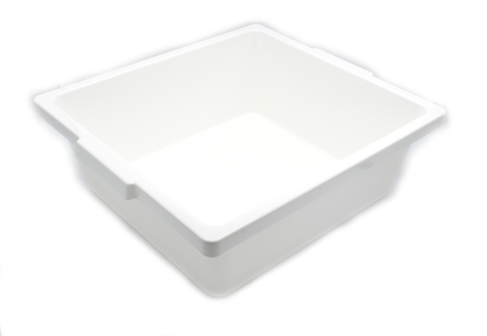 Utility Tray - Polypropylene Plastic - 14.5 x 13.5 x 5 Inches