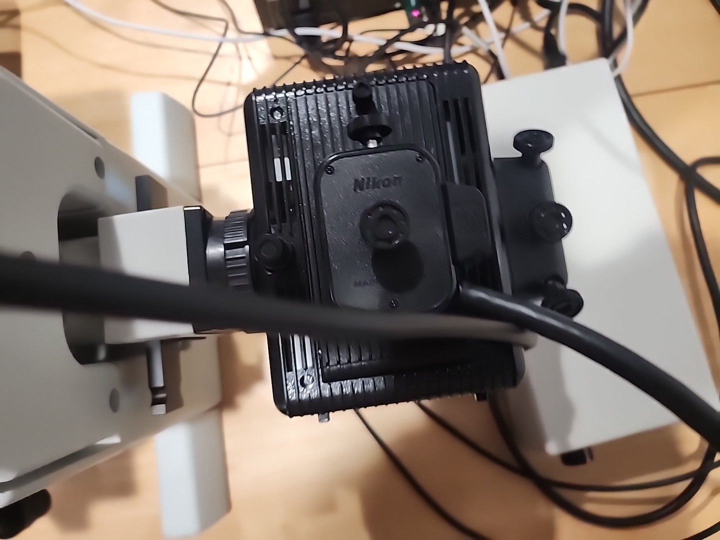 Nikon Eclipse TE300 Inverted Microscope Fluorescence Hoffman Modulation Complete