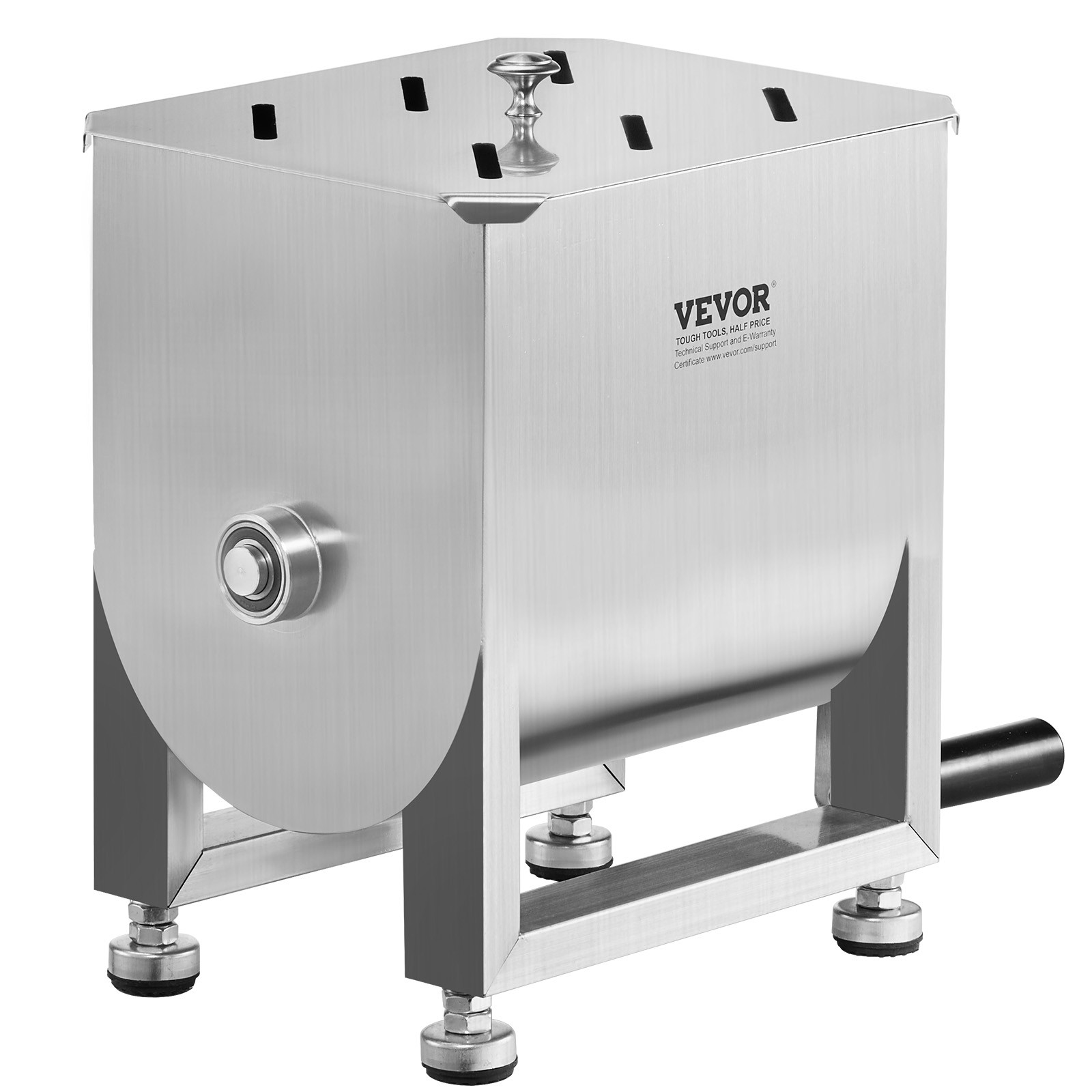 VEVOR Manual Meat Mixer Fixed Tank Mixing Max 15LB for Meat Sausage Mixer