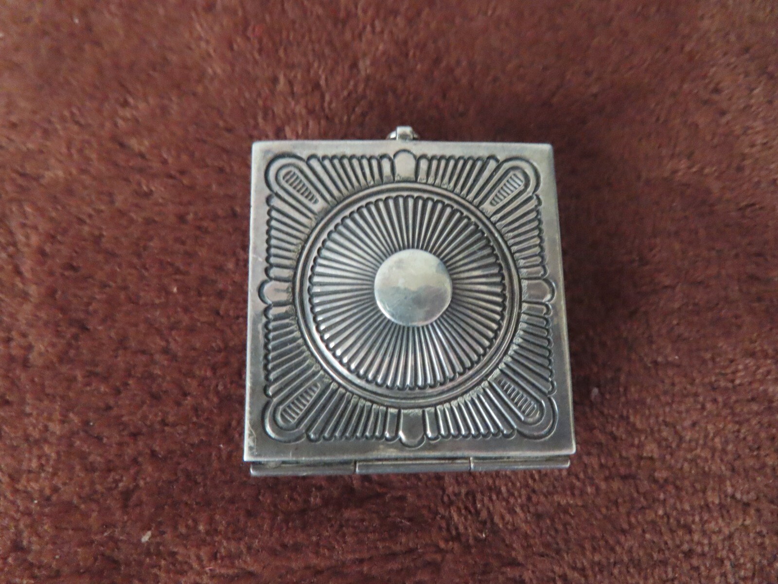 Vintage Pat Bedoni Sterling Silver .925 Navajo Trinket Box 51 grams 1.8 oz $550