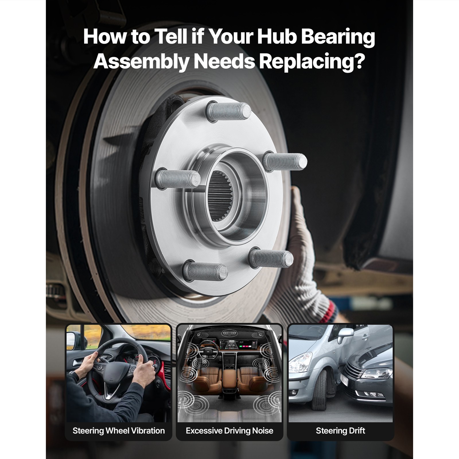 2PCS Front Wheel Bearings Hubs for Nissan Altima Maxima Murano Pathfinder JX35