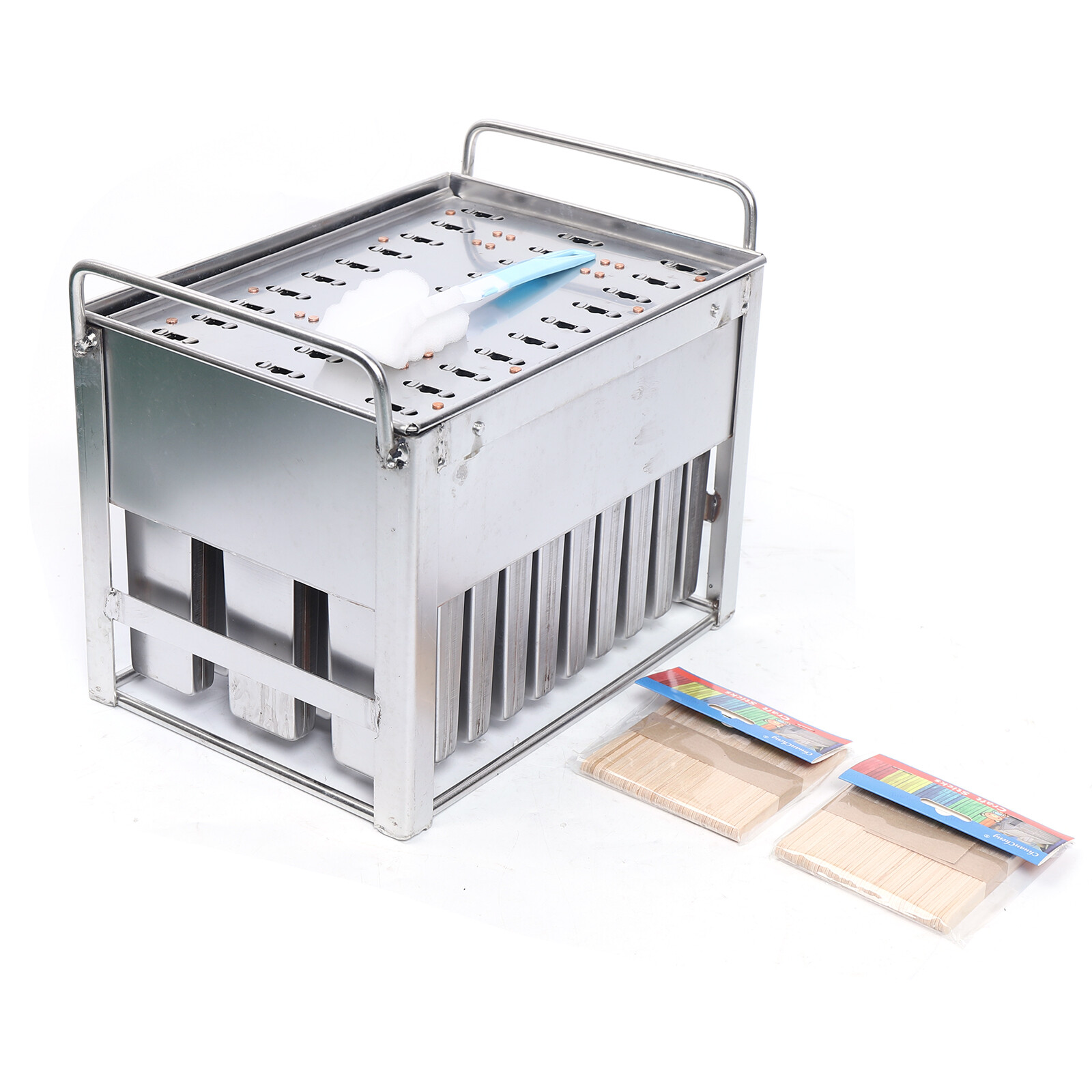 Stainless Steel Molds Pop Lolly Ice Cream Stick Holder Mold 30 Packs