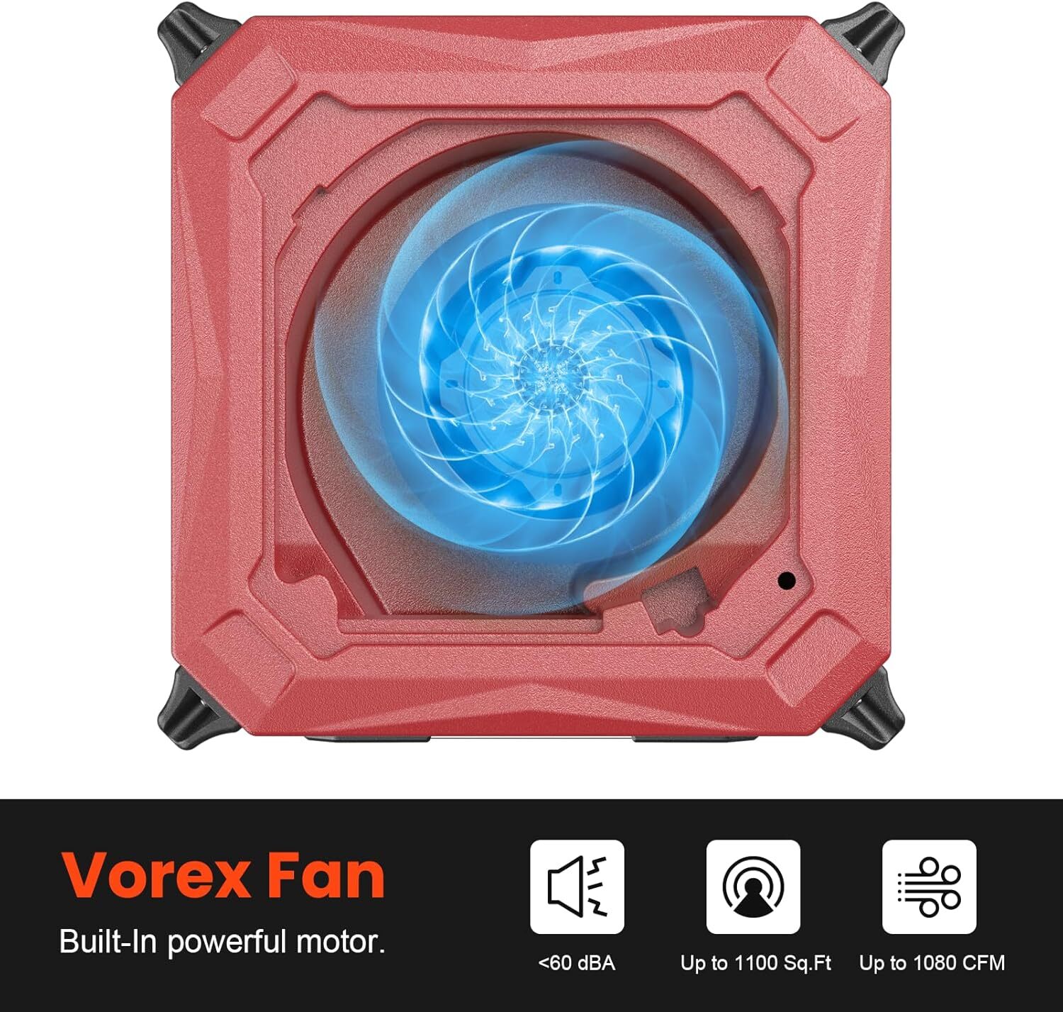 Abestorm Air Filtration System 2-Speed Remote-Controlled Filter Dust Workshop