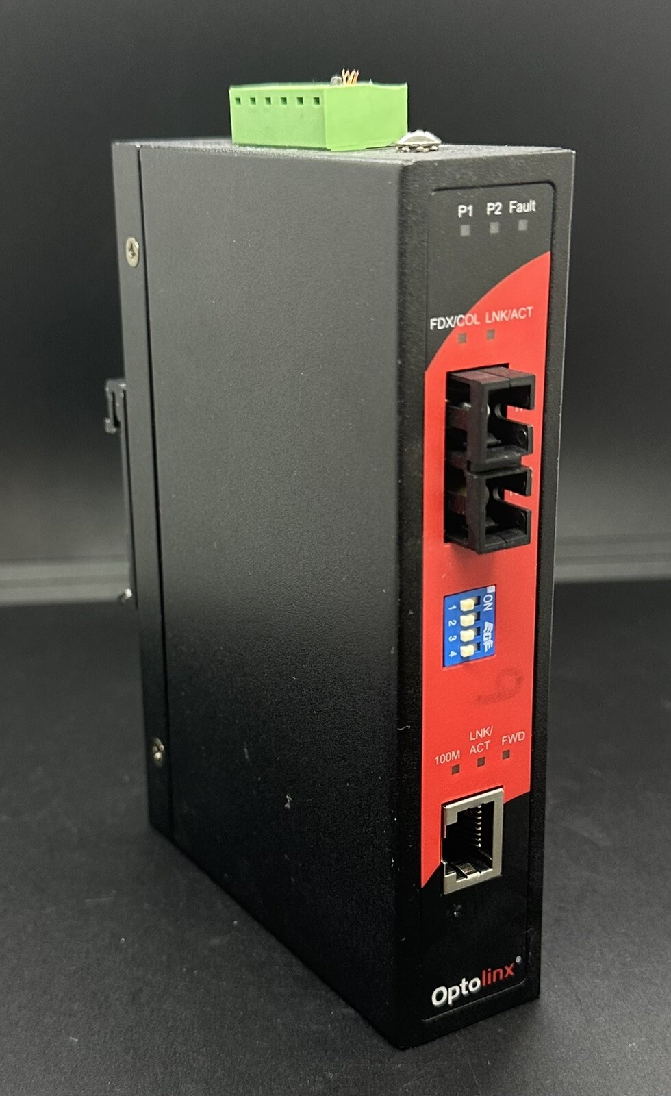 Antaira Technologies Optolinx IMP-100A-S3-T Industrial PoE Media Converter