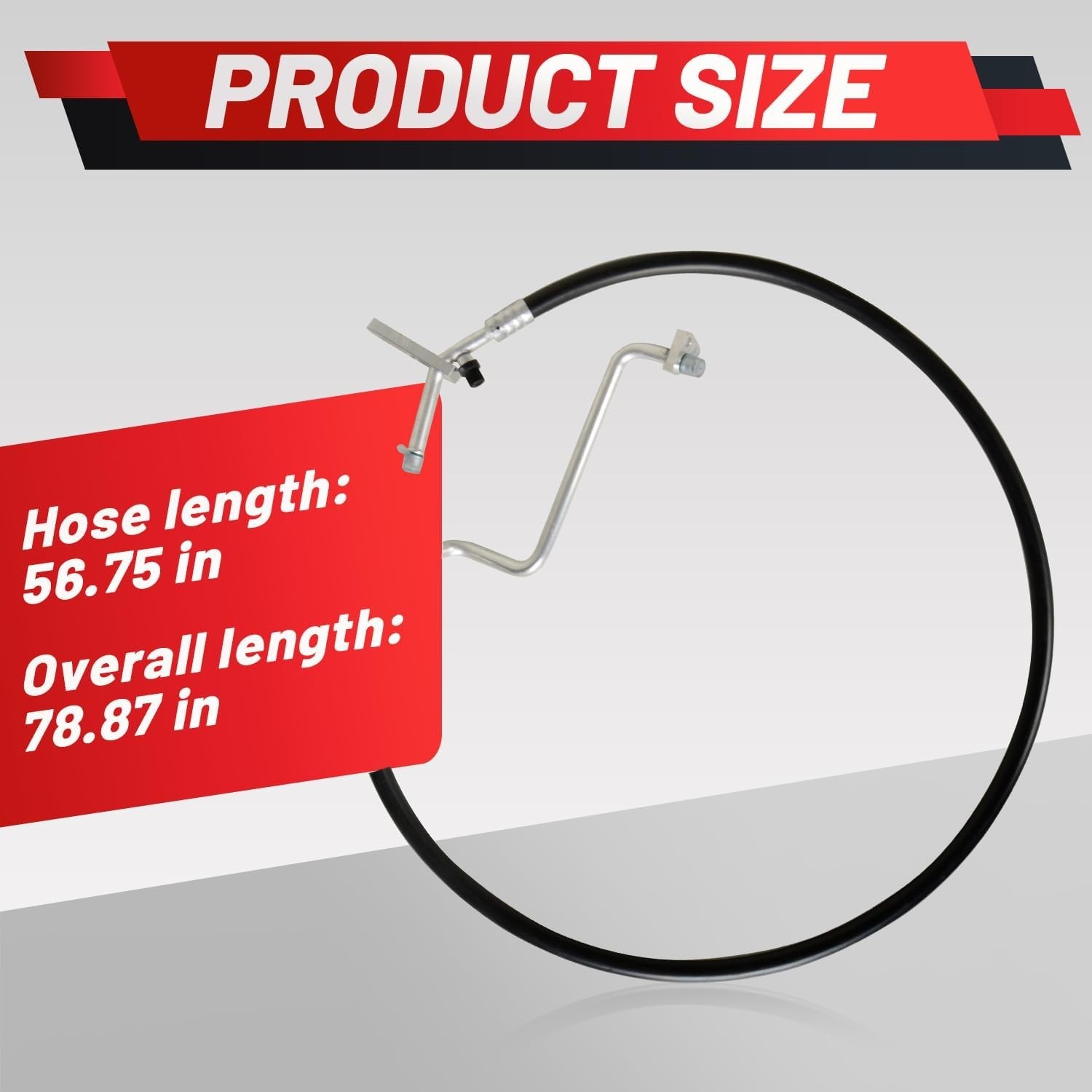 F50-6242-1475 HP Discharge AC Line Hose Assembly For Peterbilt Kenworth Trucks