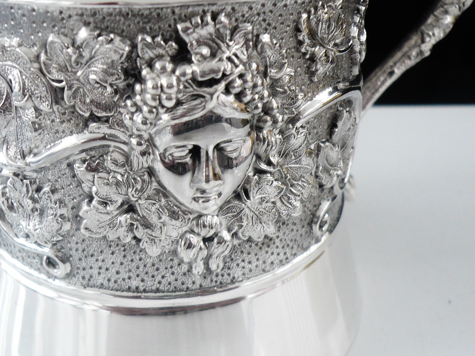 Antique Sterling Silver Tankard Mug, Horace Woodward & Co Ltd, London 1894