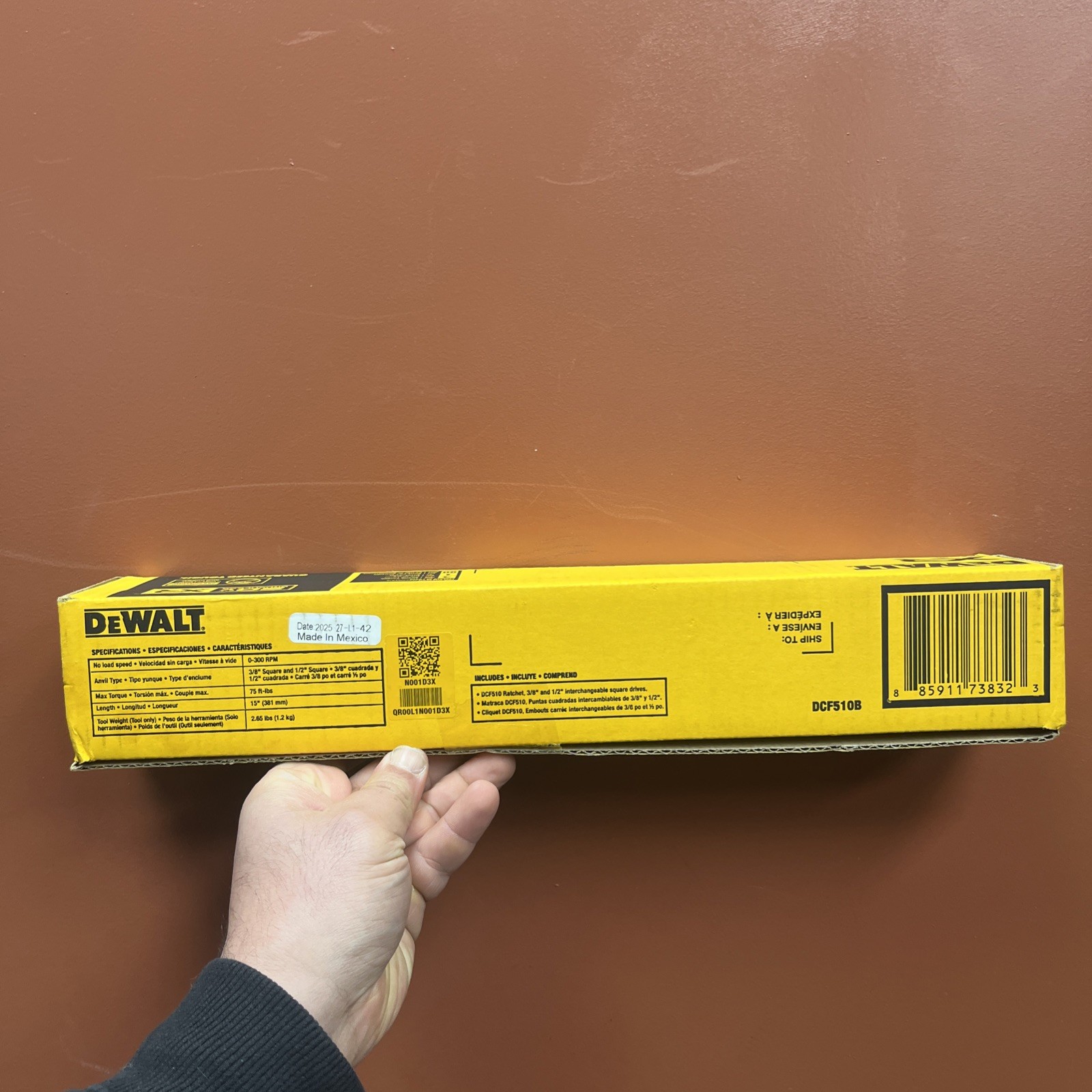 DeWalt DCF510B 20V MAX XR 3/8″-1/2″ Drive Sealed Head Ratchet Wrench – Tool Only