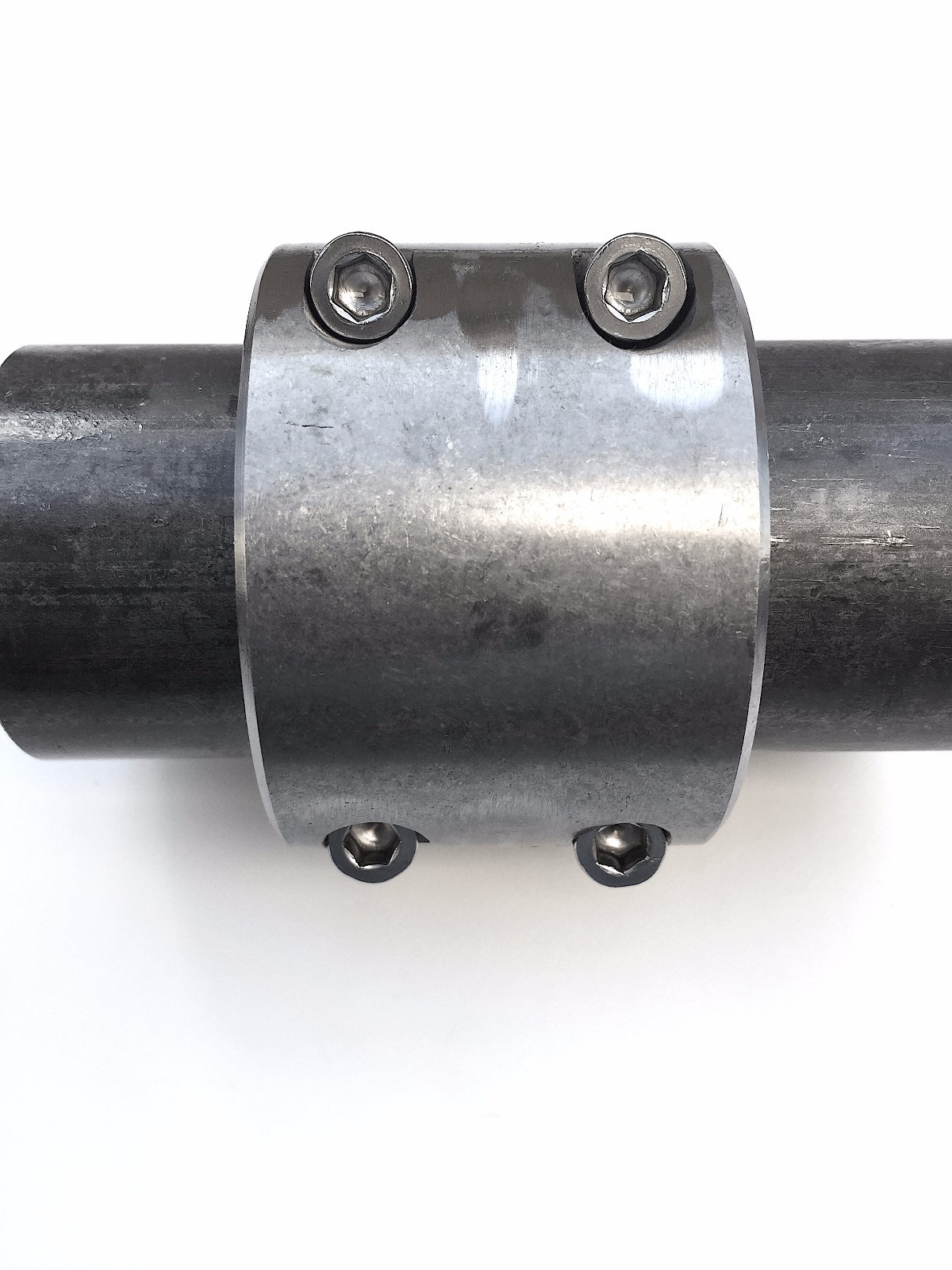 2 Steel bolt on tube clamps 1.50" 1-1/2" universal rollcage mount cage bung jeep