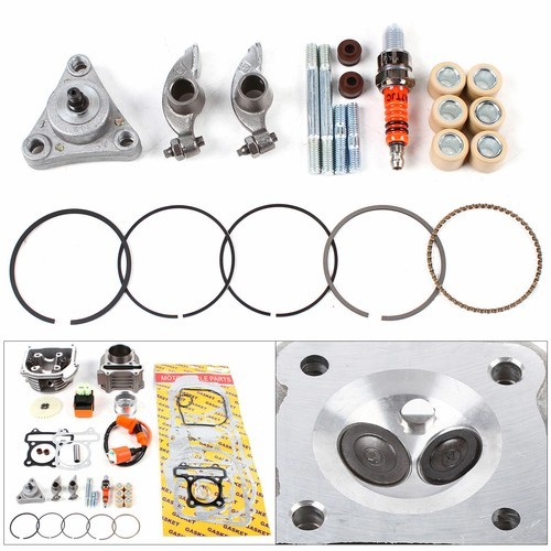 BEST GY6 50CC 100CC CYLINDER BIG BORE KIT BBK 50MM ID 1P39QMB 139QMB 64MM VALVES