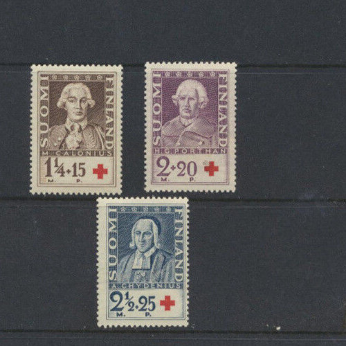 FINLAND B18 - B20 Mint  H I N G E D  Complete 1935 Semi Postal Set Get yours now