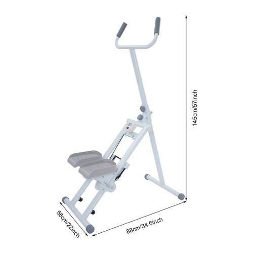 Workout Stair Stepper Foldable Vertical Stair Climber Machine Fitness Stepper