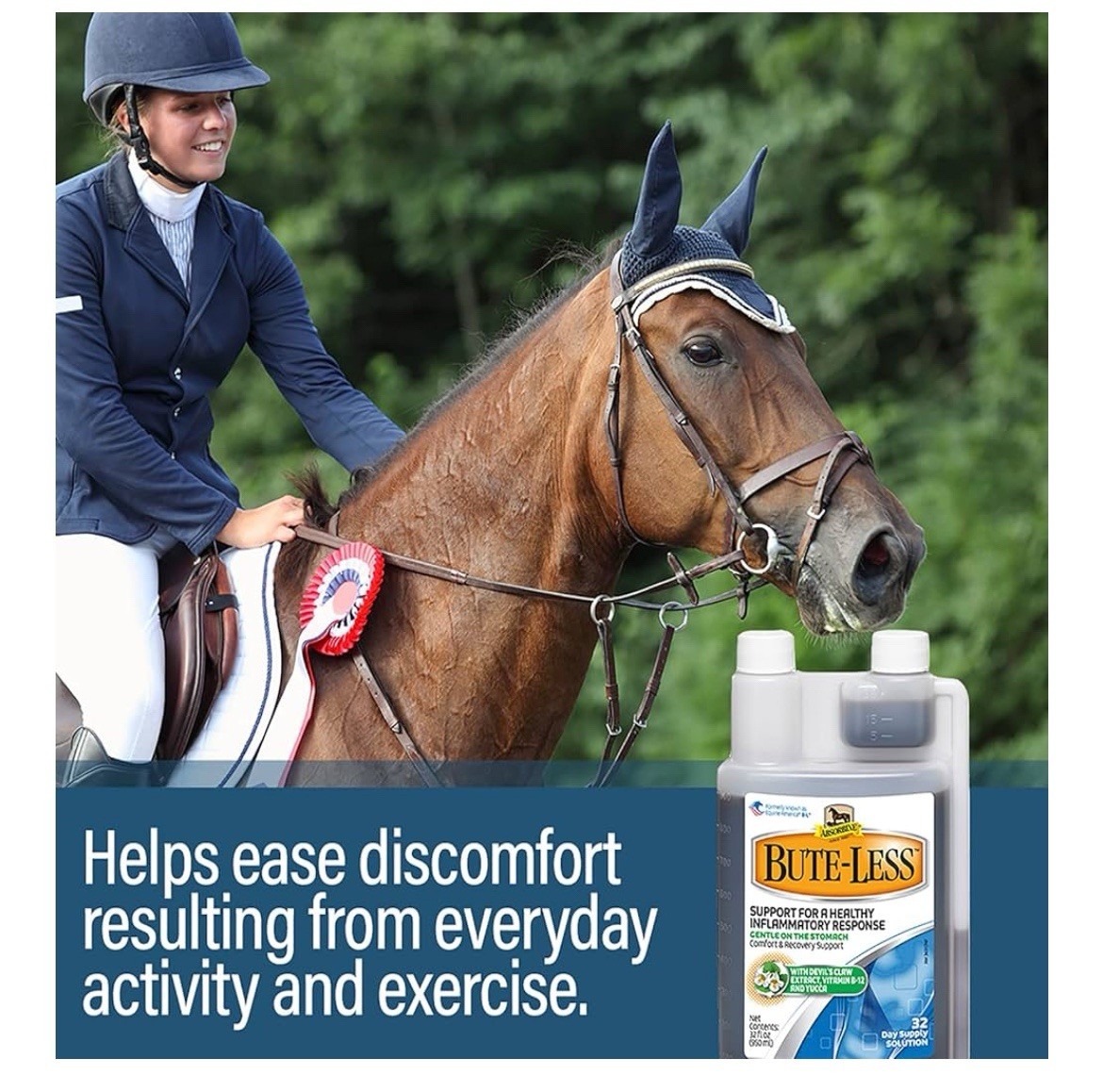 Absorbine Bute-less Solution 32 Oz - 32 Day Solution