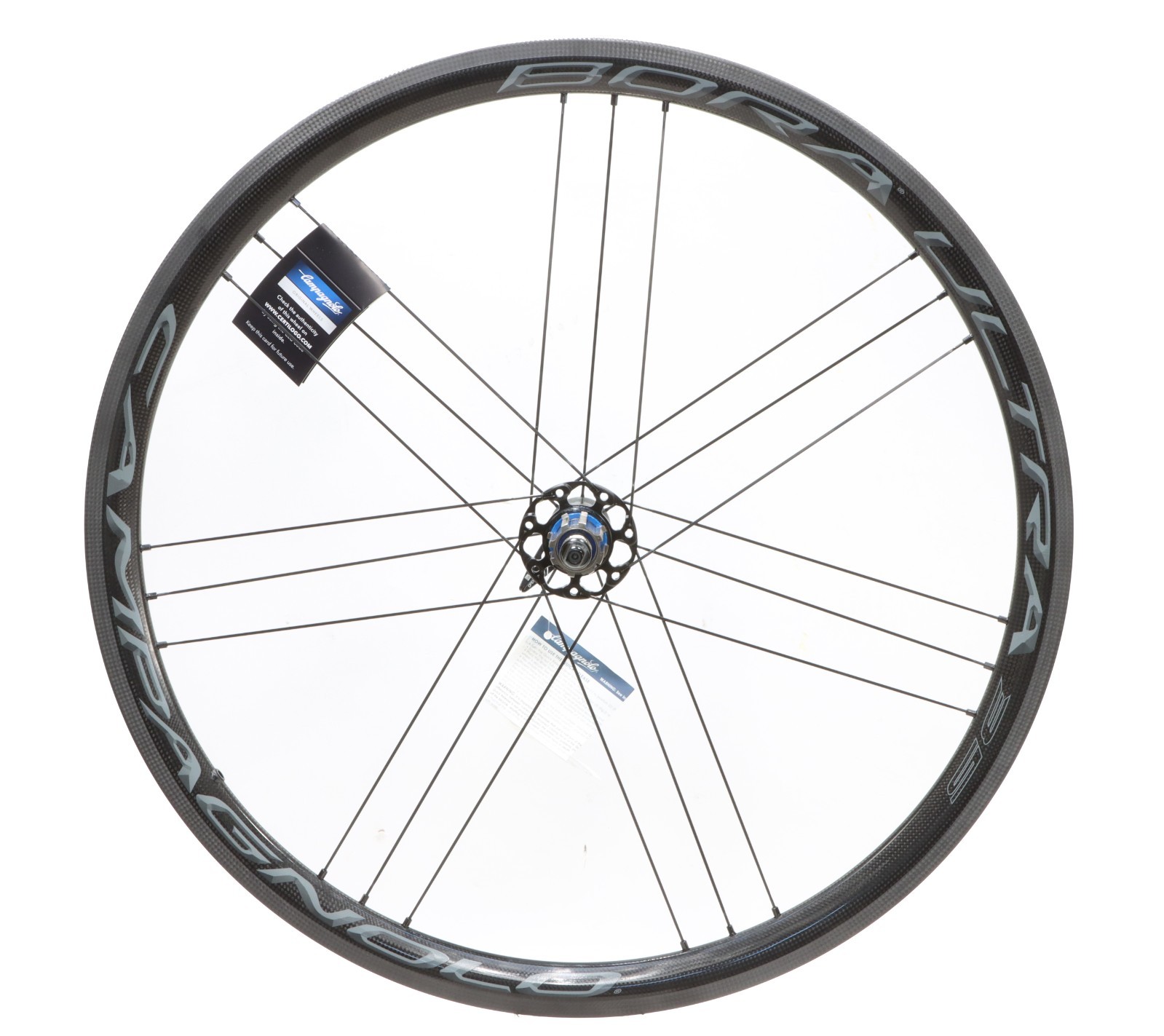 Campagnolo Bora Ultra 35 Carbon Clincher Dark Wheelset Campy 10/11s RIM QR NEW