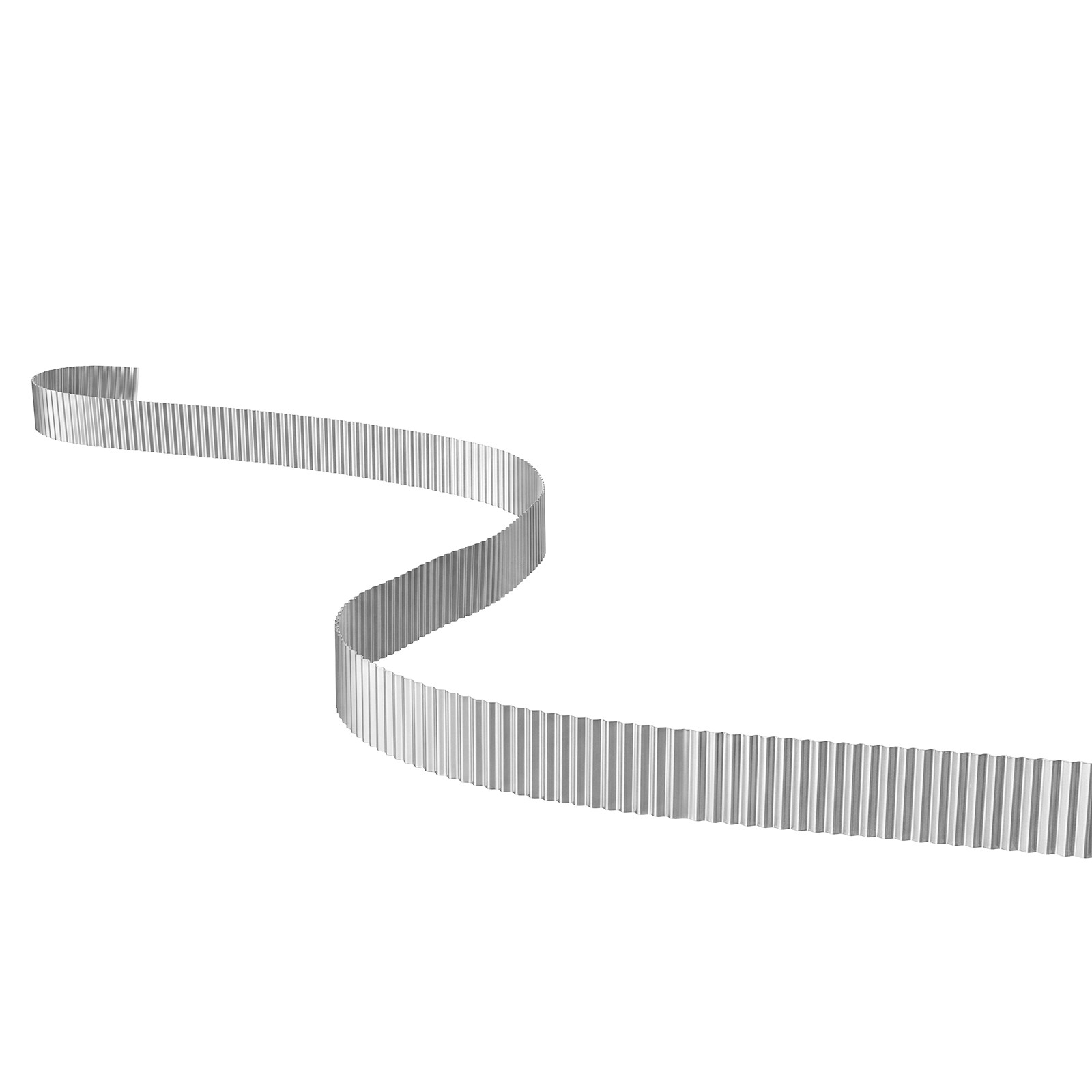 VEVOR Galvanized Steel Landscape Edging 50 ft x 6 in Metal Garden Edging