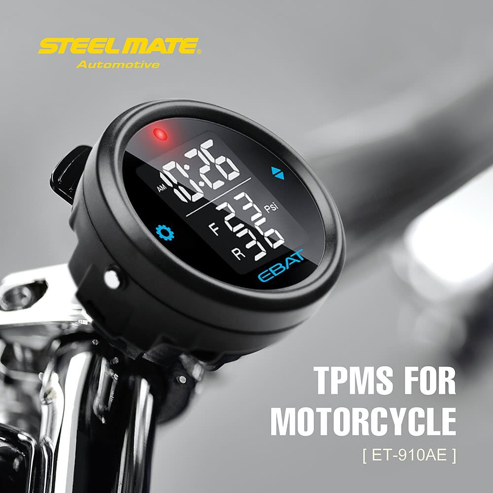 STEEL MATE Motorcycle Tire Pressure Monitor System Universal Motorcycle TPMS