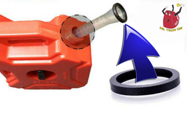 6 New Rubber Gaskets Gas Can Spout Gott Rubbermaid Blitz Wedco Scepter Eagle