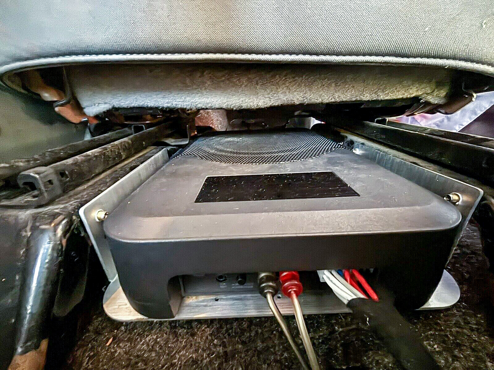 Under Seat Audio Amplifiers Bracket For Jeep Wrangler JK JKU 07-18 w/ Mounting