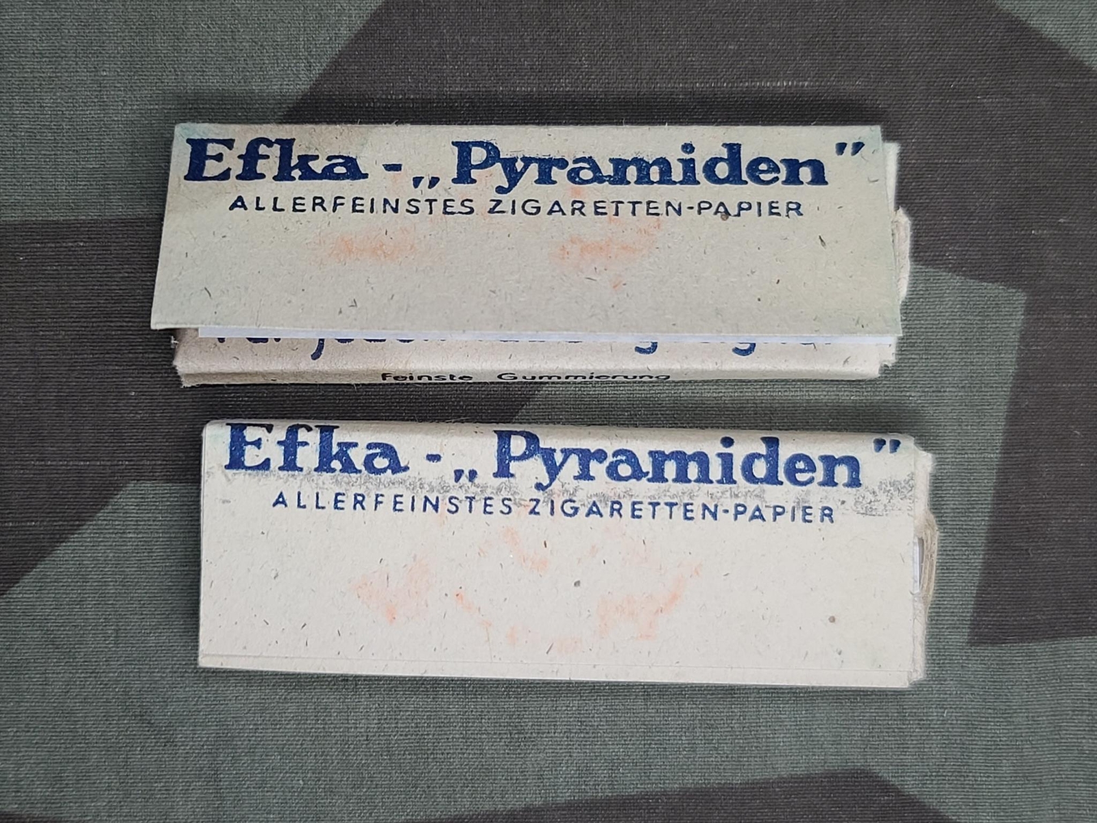 1 x WWII German Efka Cigarette Rolling Papers Vintage 1940s Soldier Tobacciana
