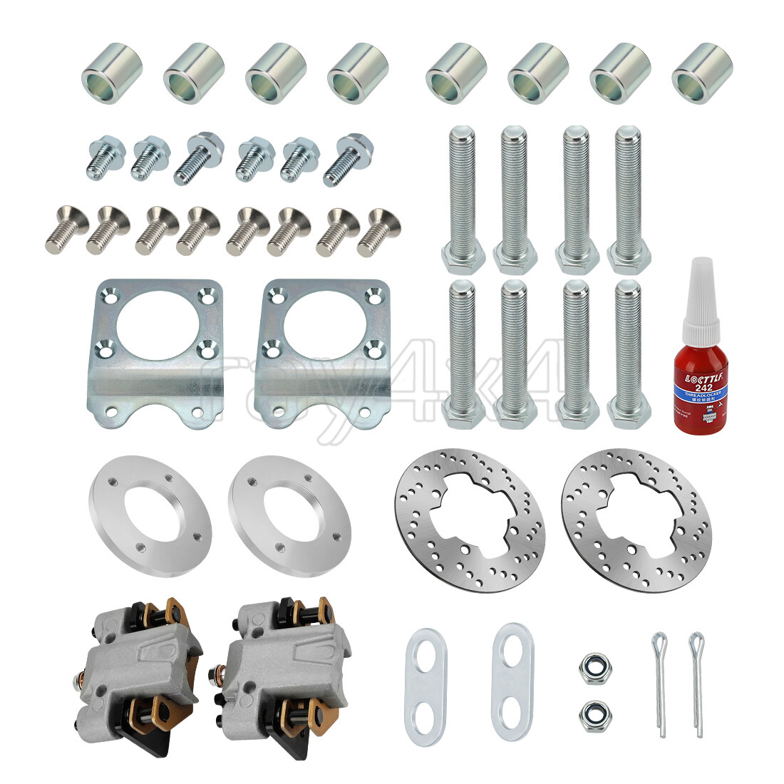 Front Disc Brake Conversion Kit for Honda TRX300FW 4x4 FourTrax 300 1992 - 2000