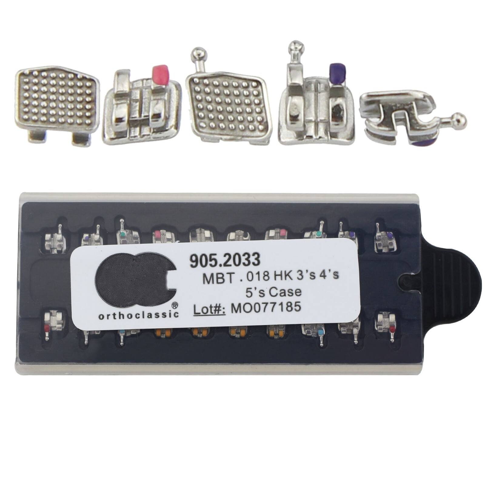 US Dental Orthodontic Metal Brackets MIM Mini Braces Roth MBT 022 018 345 Hooks