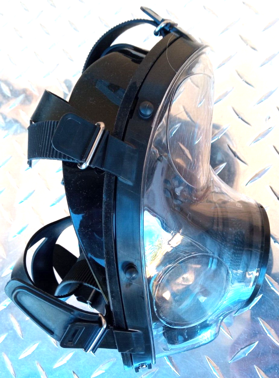 SGE 150 40mm NATO Gas Mask, for NBC & Impact Protection Open Box New Med/Large
