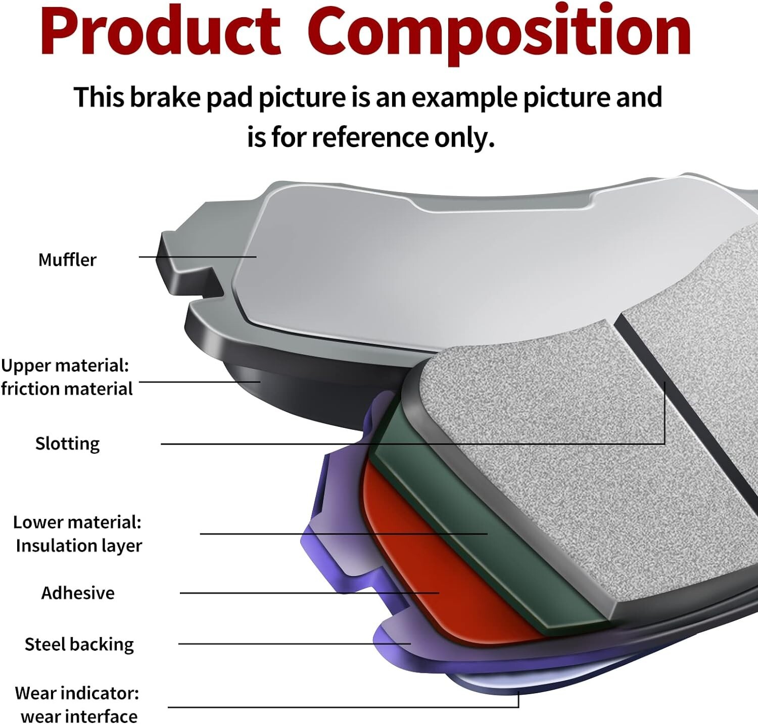 Front Rear Brake Pads For Harley FLHX Street Glide 2008-2017 2016 2015 2014 2013