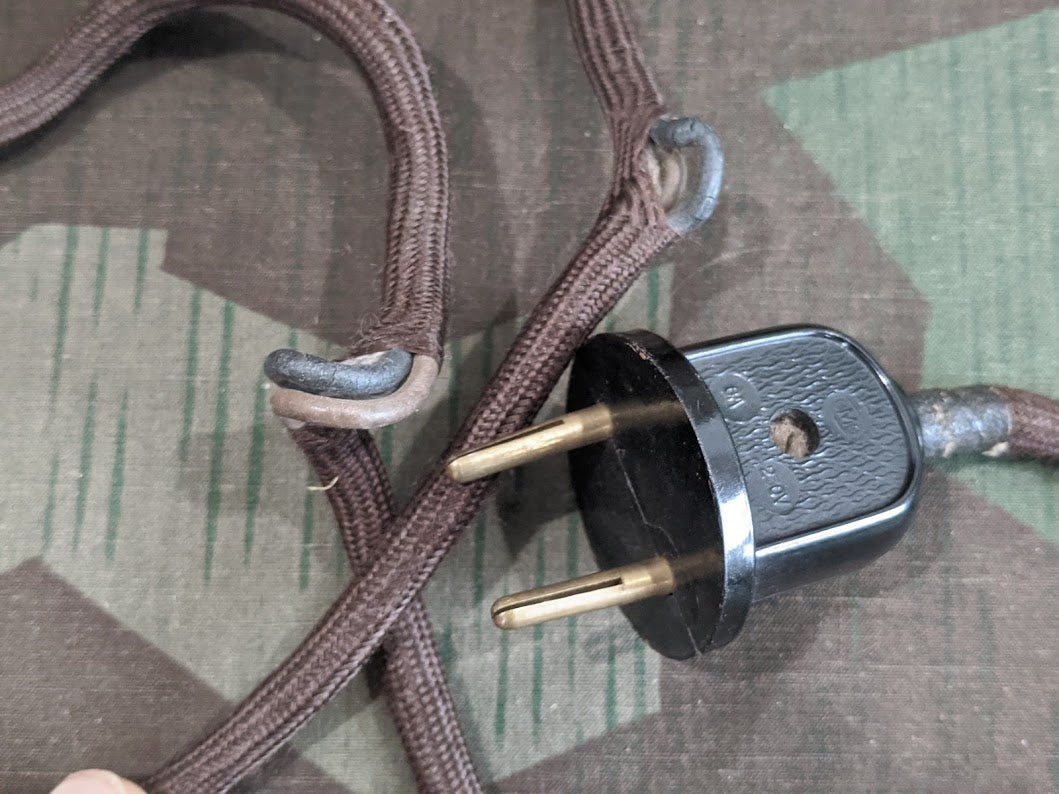 Vintage German Electric Blanket 1930s 1940s 1950s WWII Luftschutz UNTESTED AS-IS