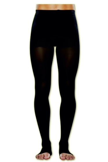 Cep Women's Black Recovery PRO Compression Tights Open Toe Pick Size