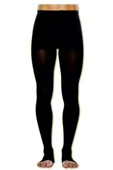 Cep Women's Black Recovery PRO Compression Tights Open Toe Pick Size