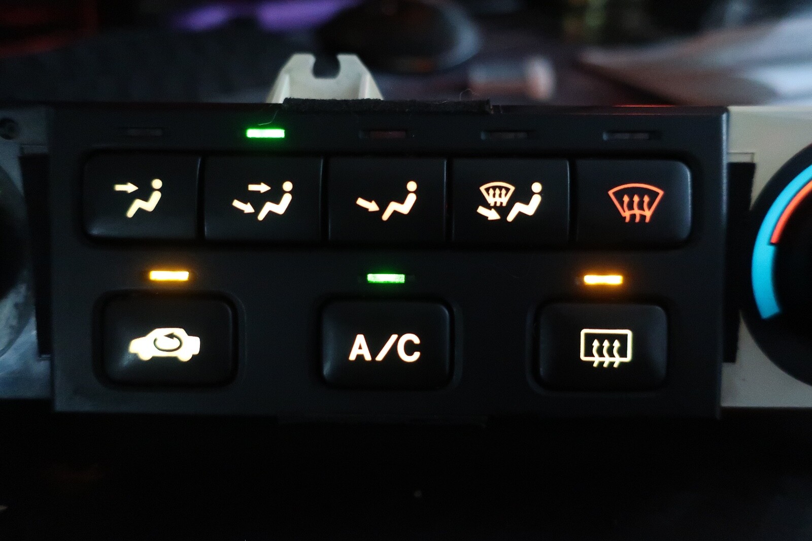 98 00 Honda Accord Climate Temp Control Unit Heater AC OEM