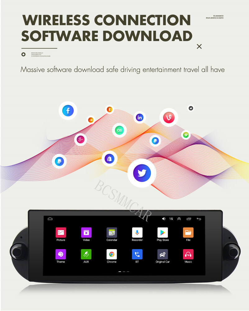 6.8 in Android 13 Car Radio Fit for Volkswagen Beetle 2006-2010 Player GPS Navi