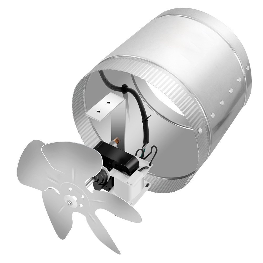 iPower Inline Duct Booster Fan Exhaust Blower with Speed Controller