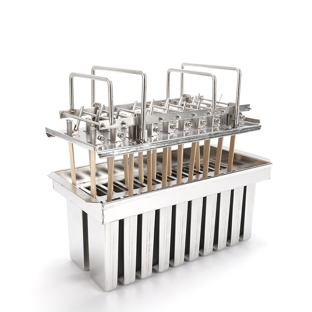 Ice Cream Stick Mold 20pcs Mold Cup Stainless Steel Mold Commercial