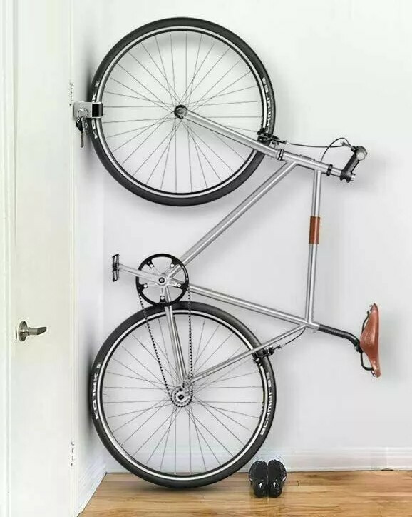 Road Mountain Bicycle Rack Storage Bike Clip Hanger Hook Space Saver Wall Mtb