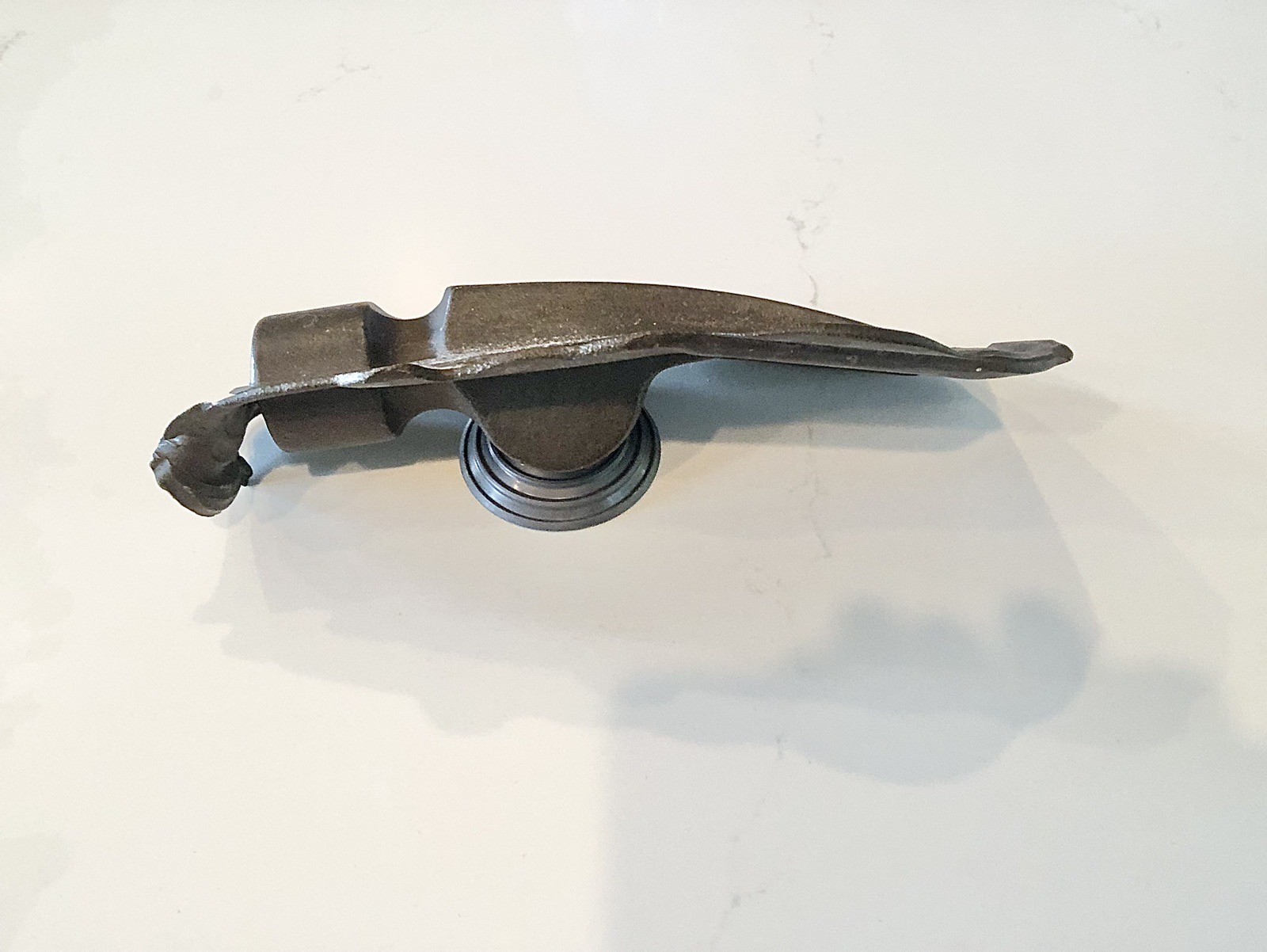 1920s Metal Hammer Forging, Antique Tool Claw Hammer Head, Forged Mold RARE