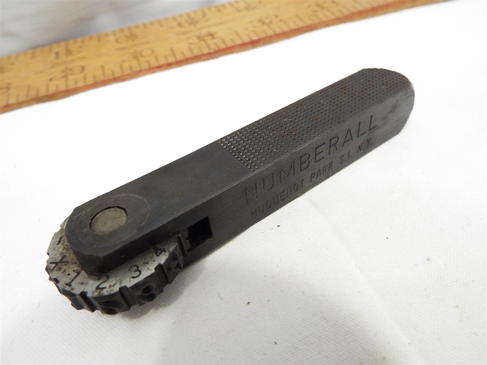 Set Numberall Marking Stamp Tool Hammer Punch 3/16" Rotary Number Letter Tool