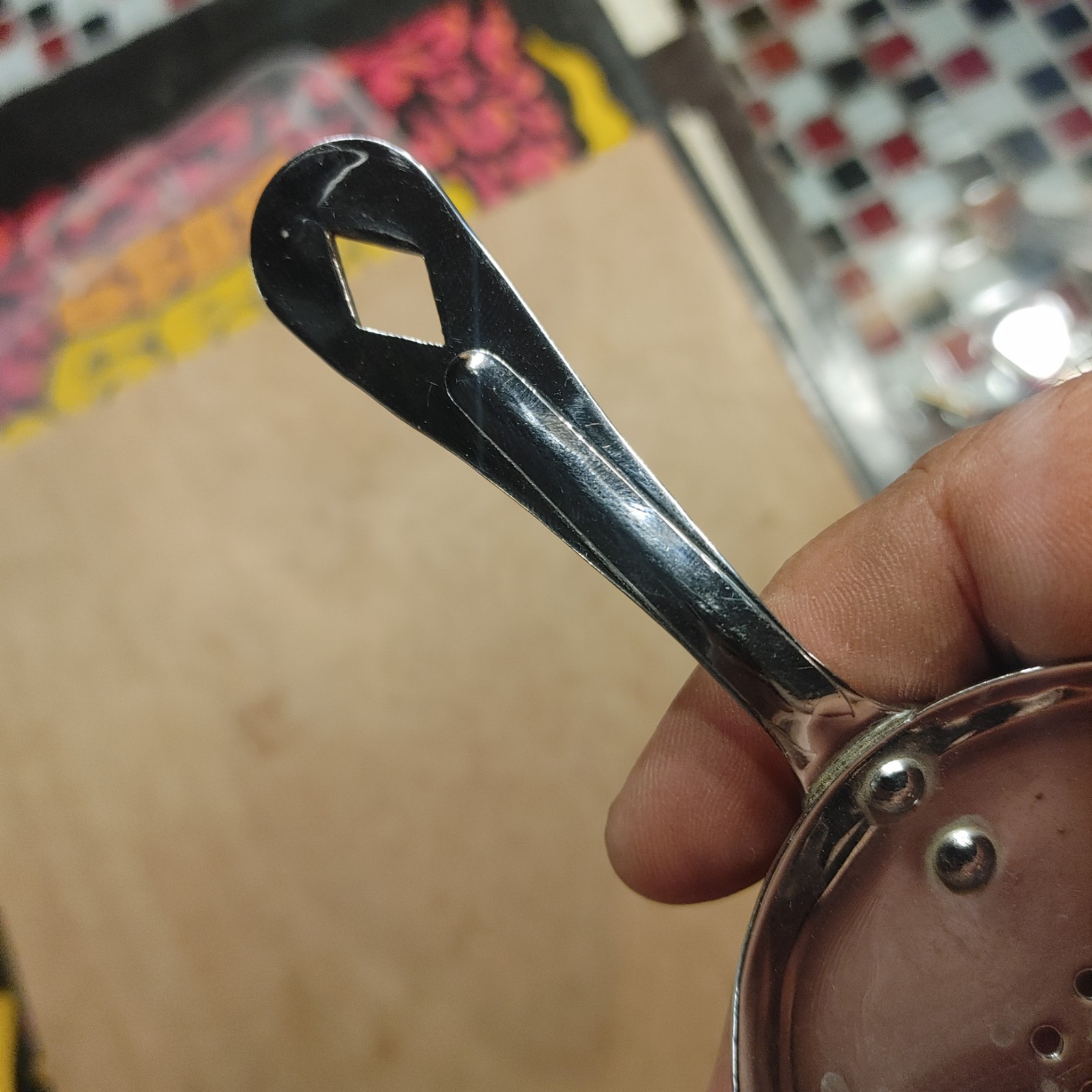 JULEP Cocktail STRAINER Irvin Ware Chrome 6½ 6.5 Inches ~ Barware