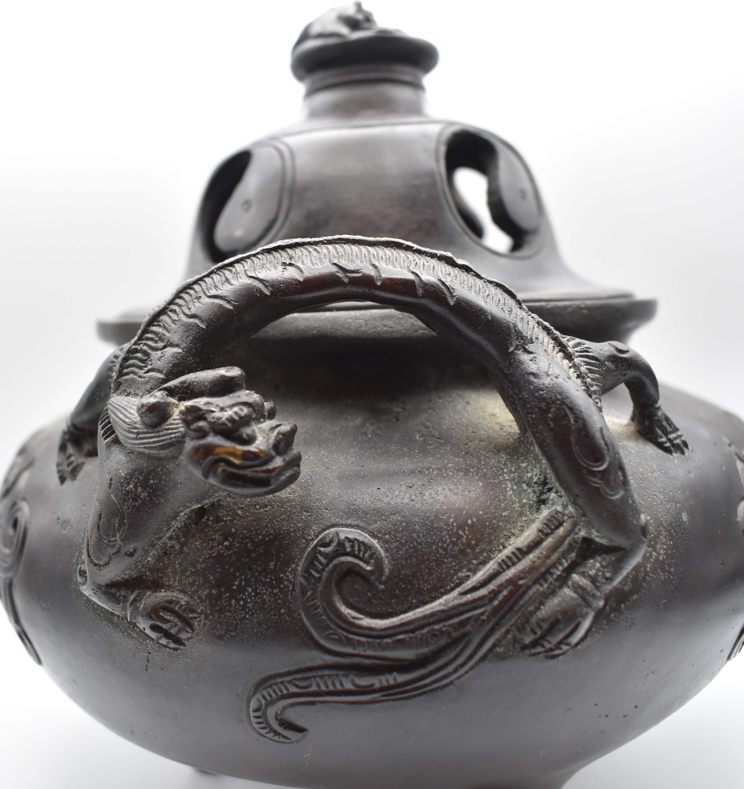 Chinese 20th Century Xuande Mark Bronze Censer