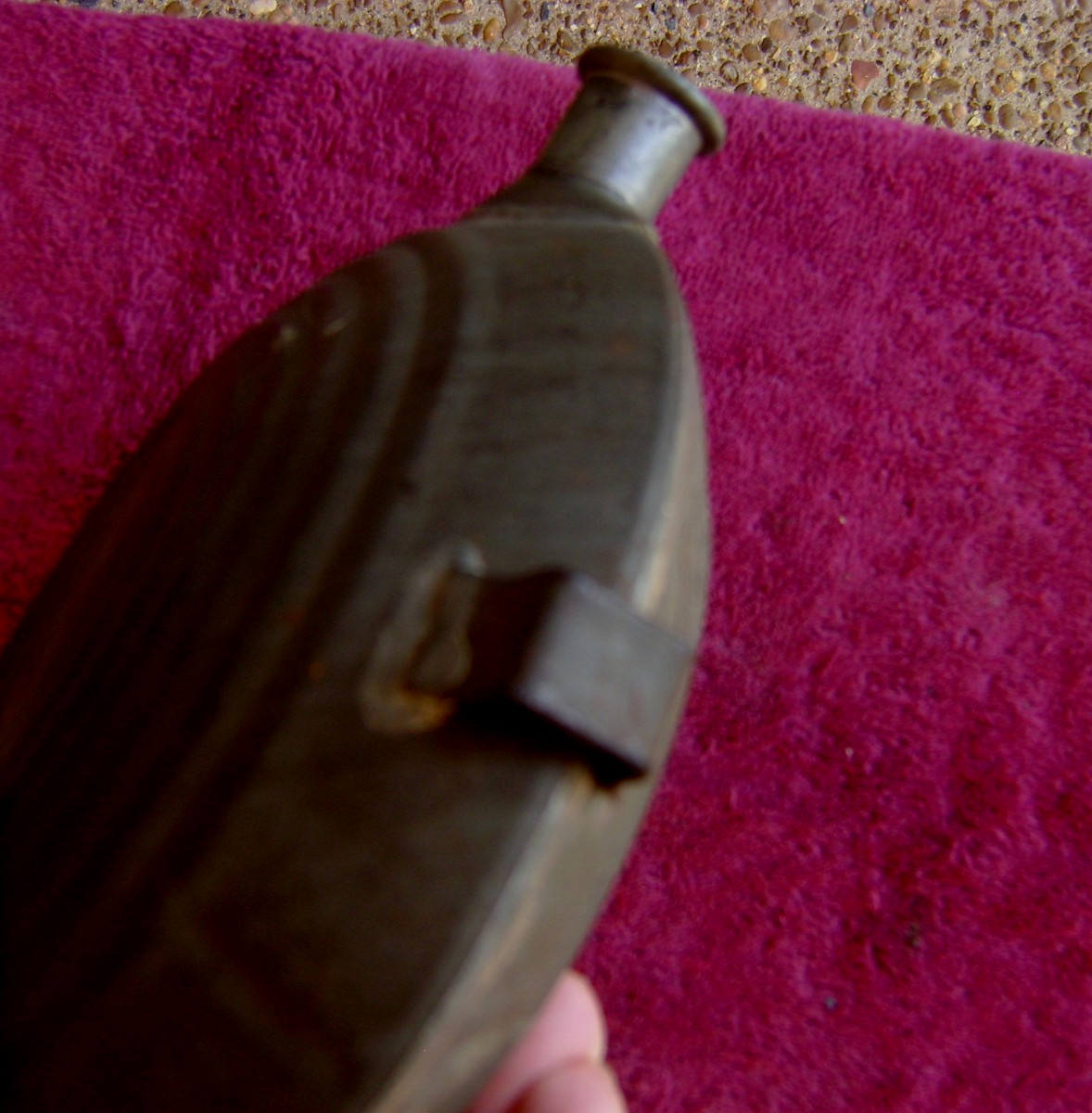 NICE CIVIL WAR ERA UNION NON- EXCAVATED "BULLSEYE" CANTEEN