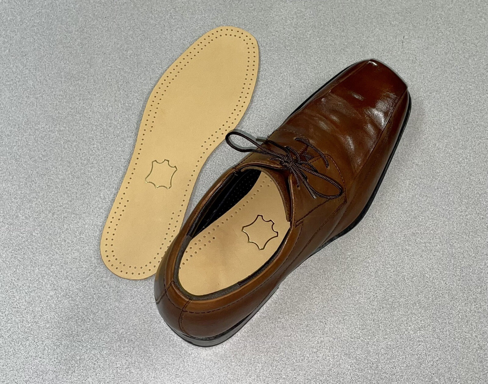 Genuine Leather Full Insoles Flat Shoe Inserts Comfort Four Seasons Men Women