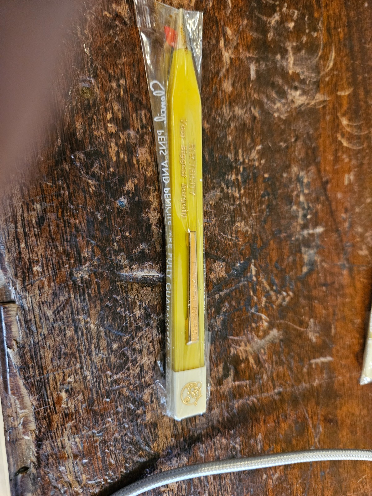 Vintage Reddy Kilowatt pencil Electric Power western mass in original package